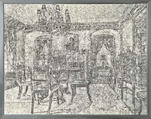 Richard Artschwager - Interior with Sideboard I