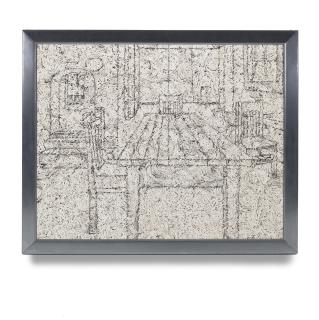 Richard Artschwager - Three Chairs and Table, 1974