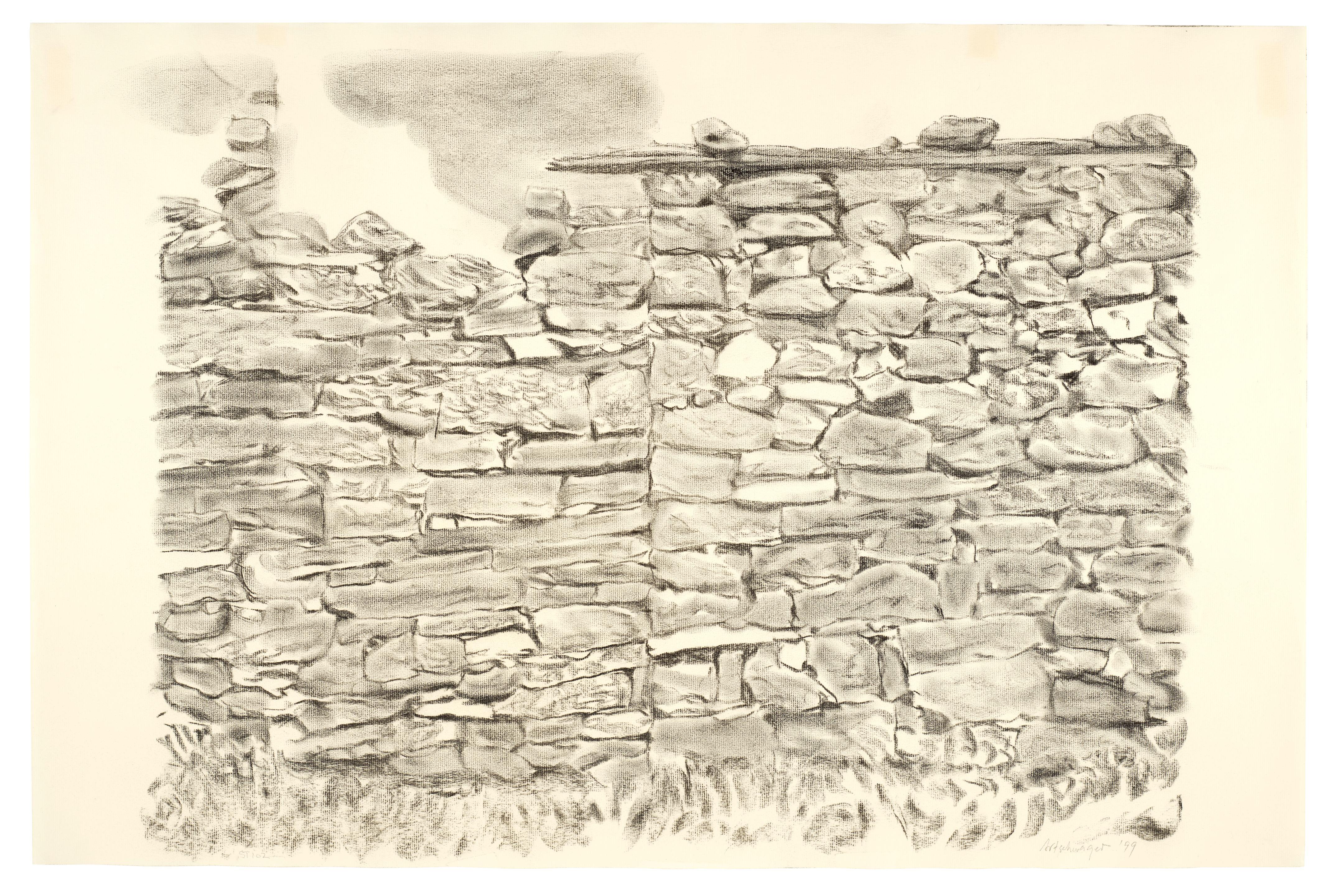 Richard Artschwager - Untitled (Stone Wall)