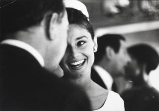 Richard Avedon - Audrey Hepburn at Sean Hepburn Ferrer’s christening, 1960