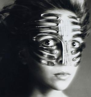 Richard Avedon - Penelope Tree with Ungaro Mask, 1968