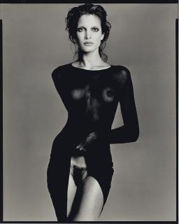 Richard Avedon - Stephanie Seymour, Model, Robe by Comme des Garçons, NYC, May 9, 1992