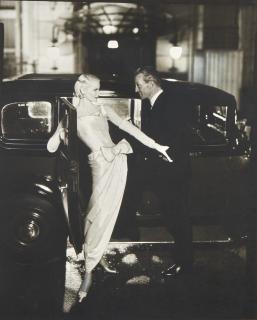 Richard Avedon - Sunny Harnett, Evening Dress by Dior, Rue Jean Goujon, Paris, August 1954