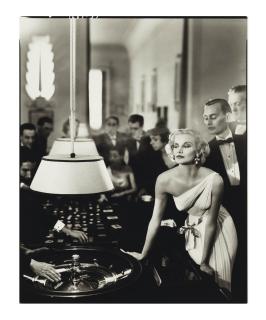 Richard Avedon - Sunny Harnett, Evening Dress By Grès, Casino, Le Touquet, August 1954