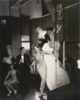 Richard Avedon - Suzy Parker And Robin Tattersall, Evening Dress By Griffe, Folies-Bergere, August 1957