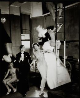 Richard Avedon - Suzy Parker and Robin Tattersall, Folies Bergère, Dress by Griffe