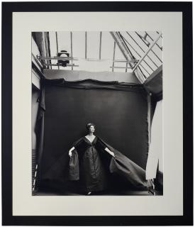 Richard Avedon - Suzy Parker, Evening dress by Dior, Paris studio, August, 1959