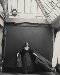 Richard Avedon - Suzy Parker in my Studio (Evening dress by Dior), August 1956