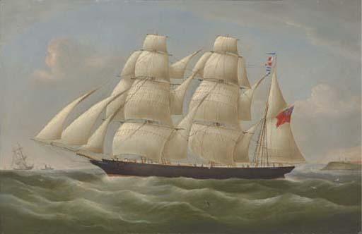Richard B. Spencer - A British clipper ship outward bound