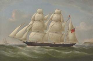 Richard B. Spencer - A British clipper ship outward bound