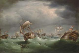 Richard B. Spencer - The battle of Trafalgar; The Storm after the battle