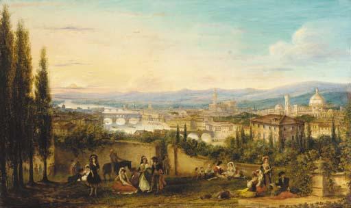 Richard Bankes Harraden - Florence from the Piazzale Michelangelo