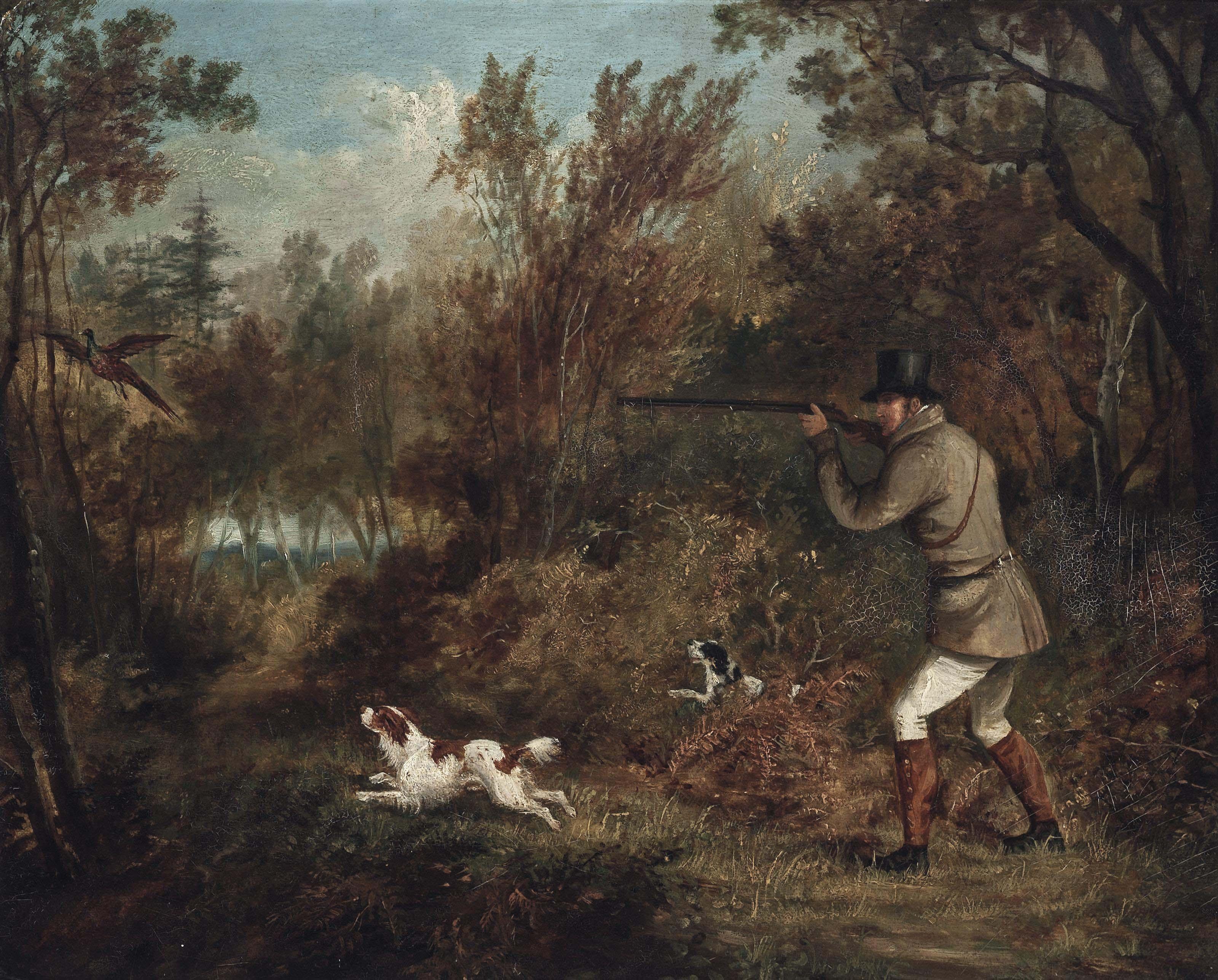 Richard Barrett Davis - A pheasant shoot