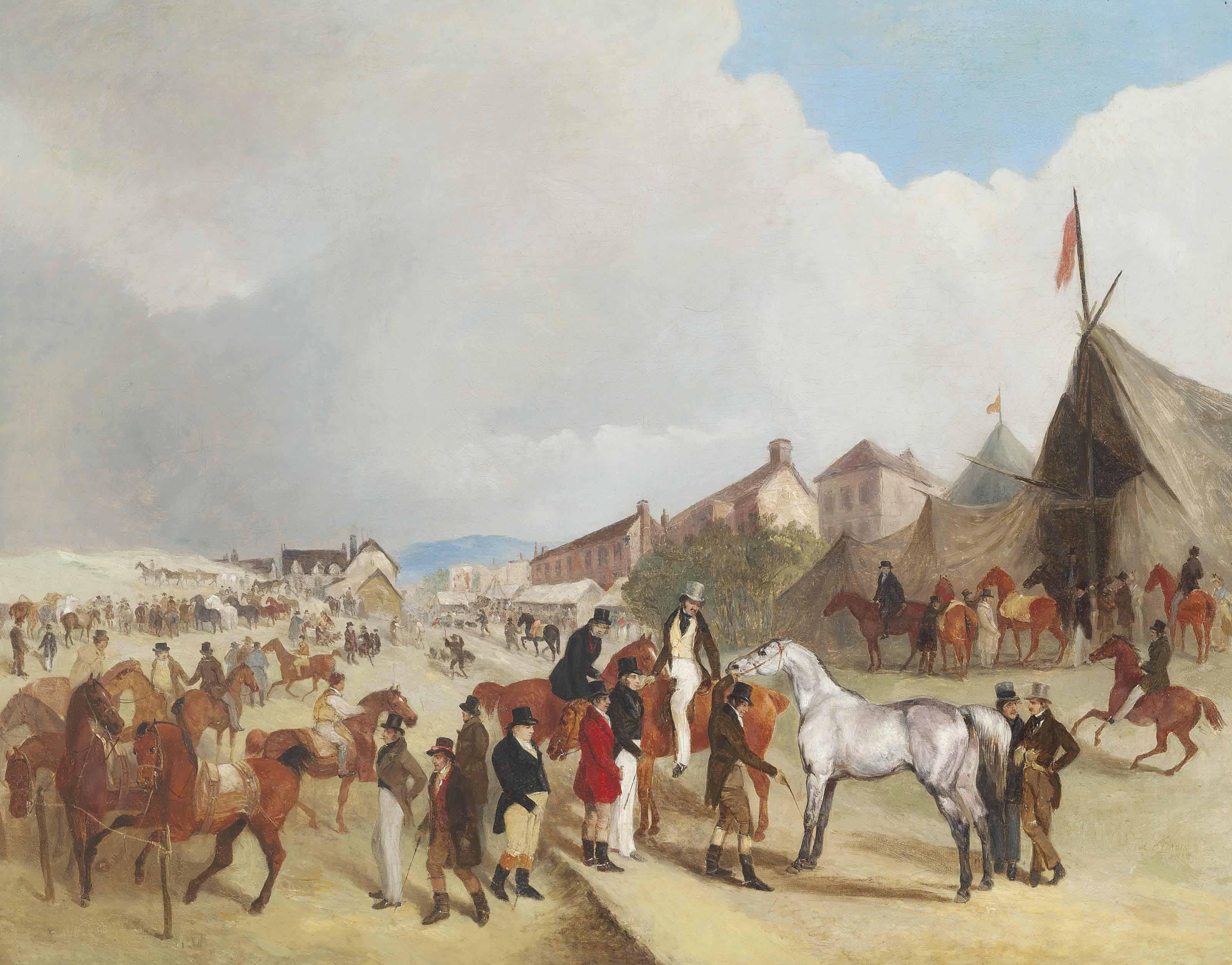 Richard Barrett Davis - At the horsefair