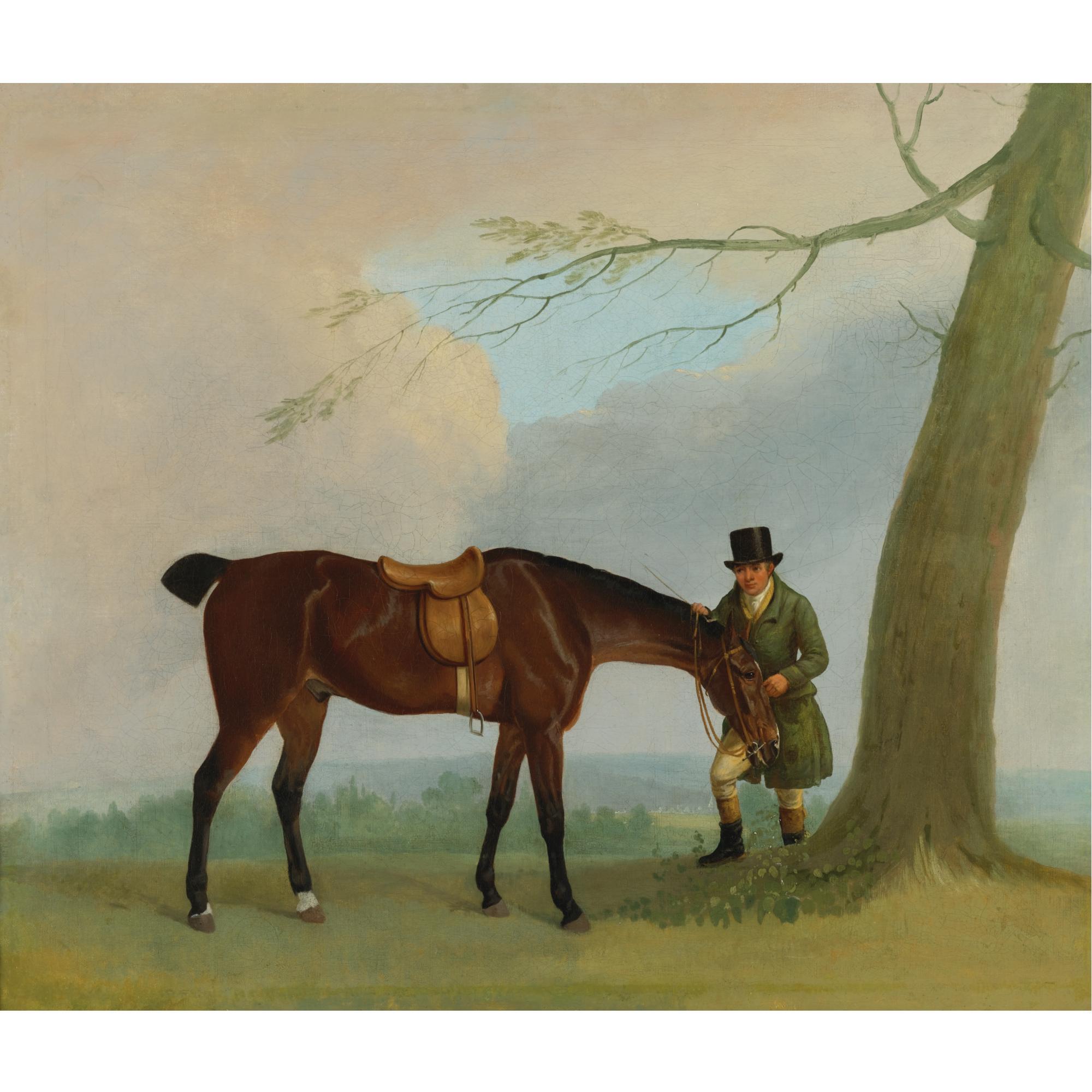 Richard Barrett Davis - British Edmund Simpson, Esq. Of Shropshire With His Favorite Hunter