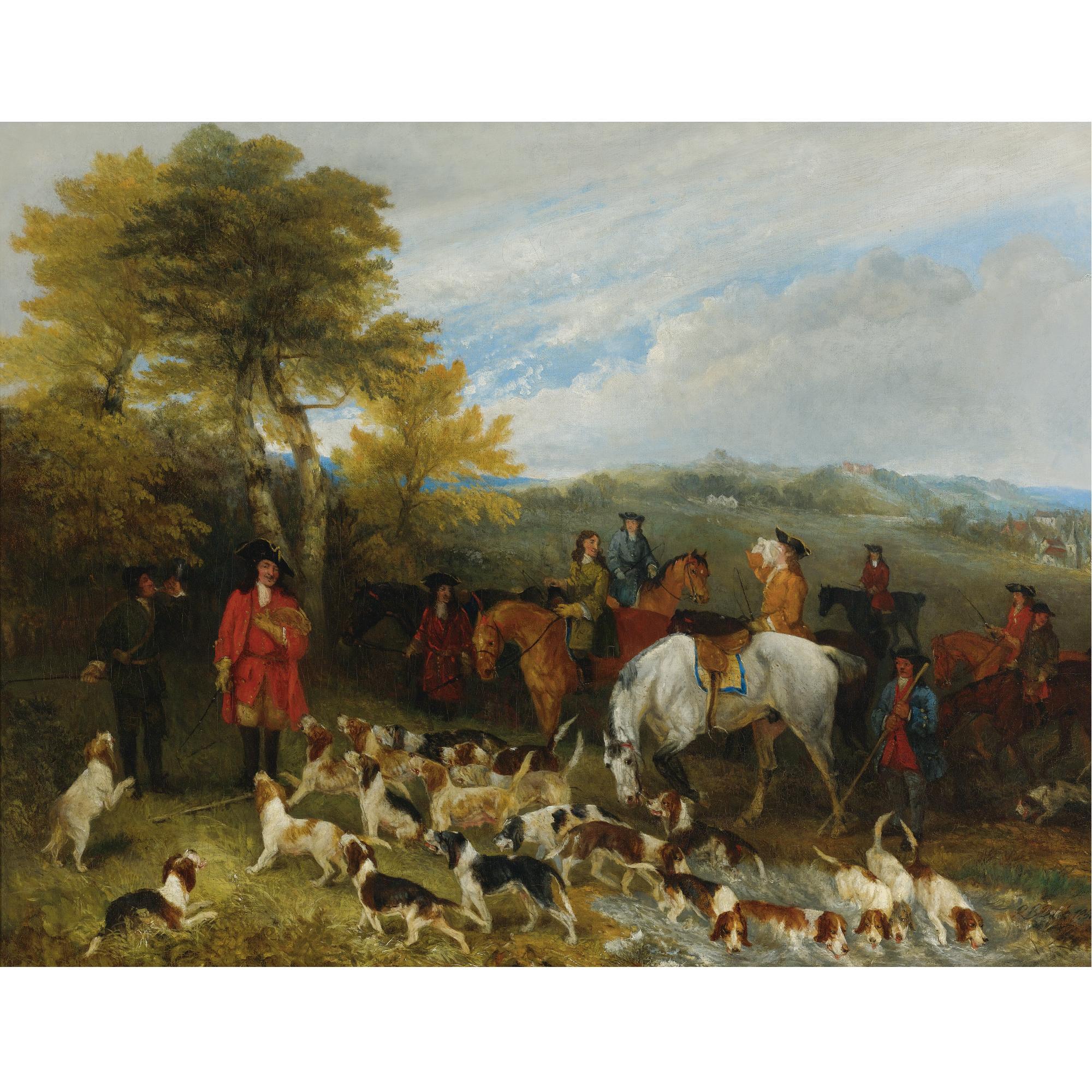 Richard Barrett Davis - British The Coverley Hunt