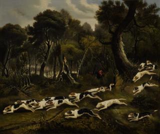 Richard Barrett Davis - The Belvoir Hounds