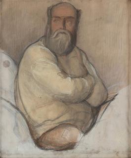 Richard Bergh - Sketch for a Portrait of Gustaf Fröding