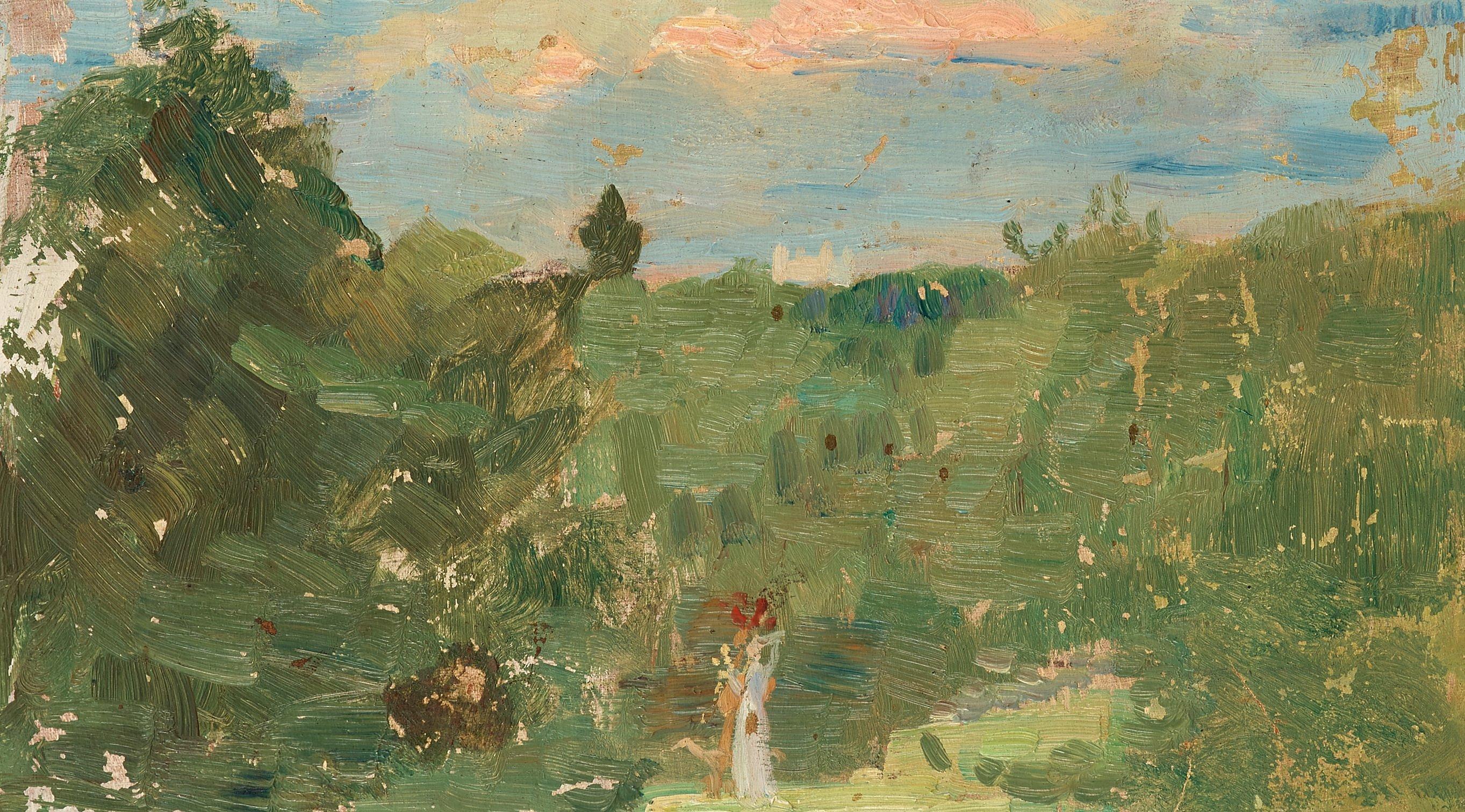 Richard Bergh - Studie till Riddaren och jungfrun