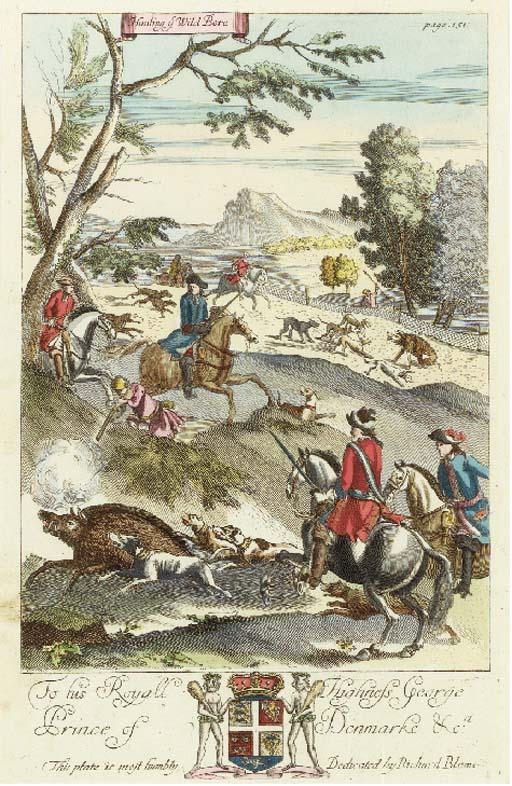 Richard Blome - The Gentleman\'s Recreation: Ten Plates, from Sporting and Gameing [sic]