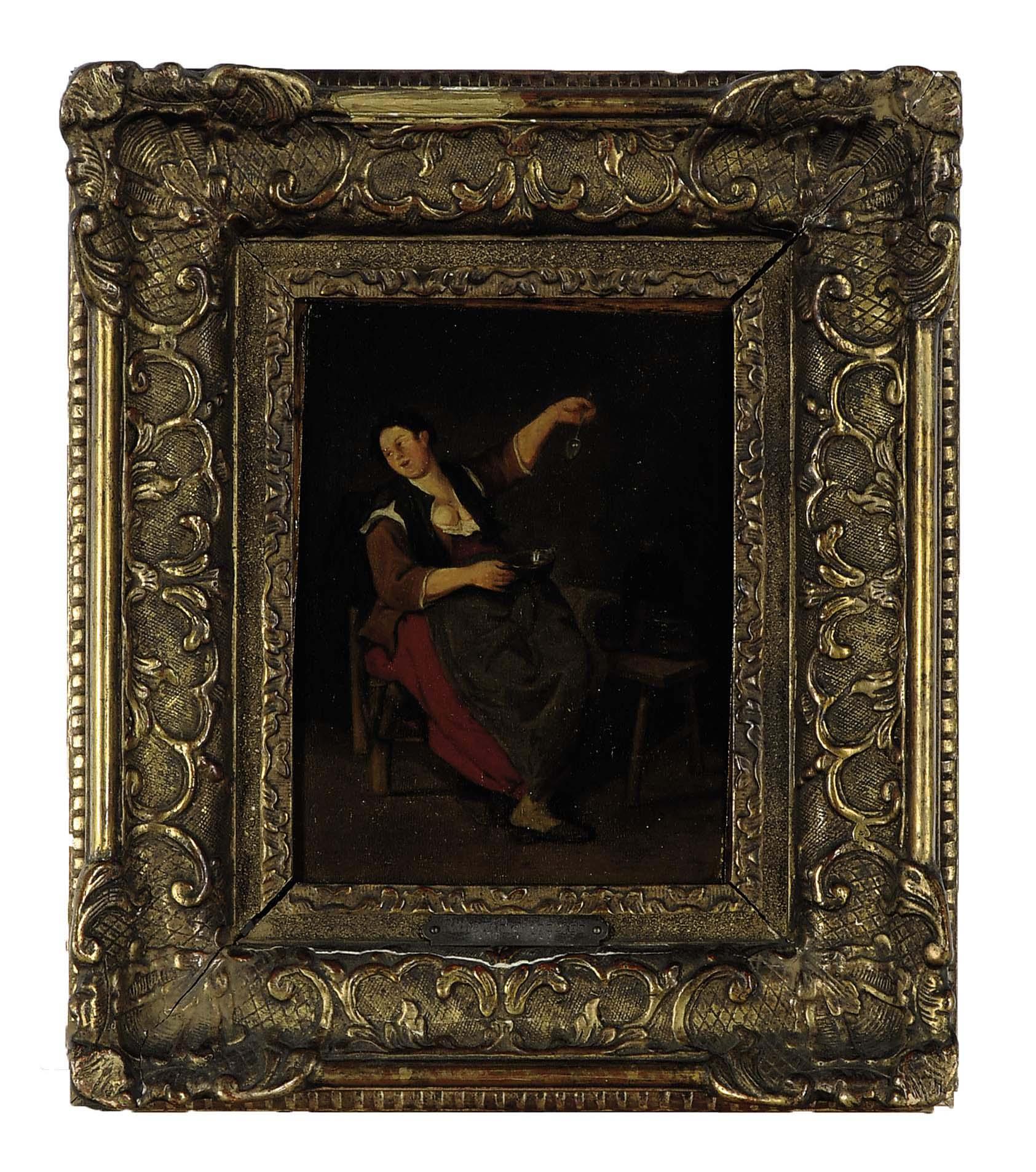 Richard Brakenburgh - A Carousing woman