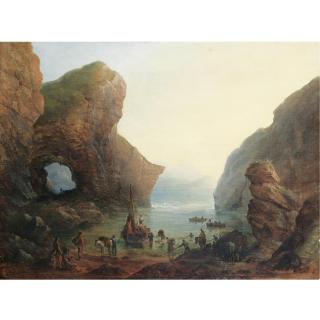 Richard Brydges Beechey - Unloading The Catch