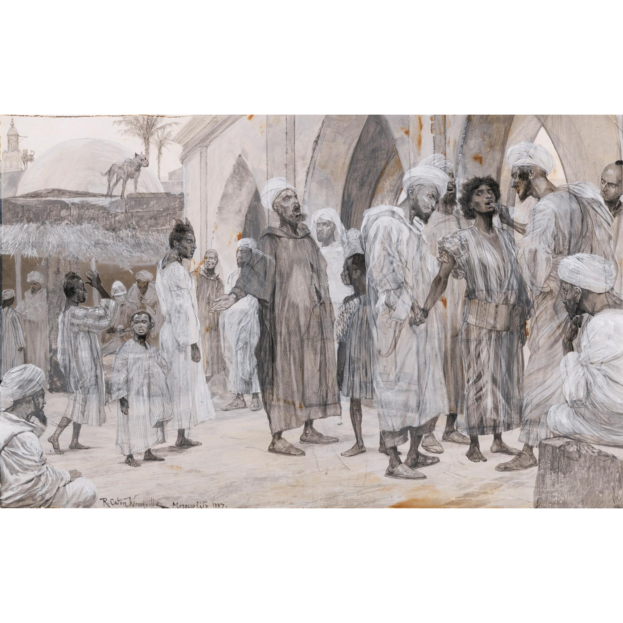 Richard Caton de Woodville - Le Marchand D\'Esclaves