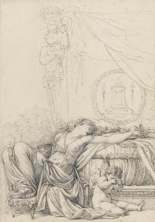 Richard Cosway, R.A. - Mythological subject, possibly Sophonisba or Artemisia