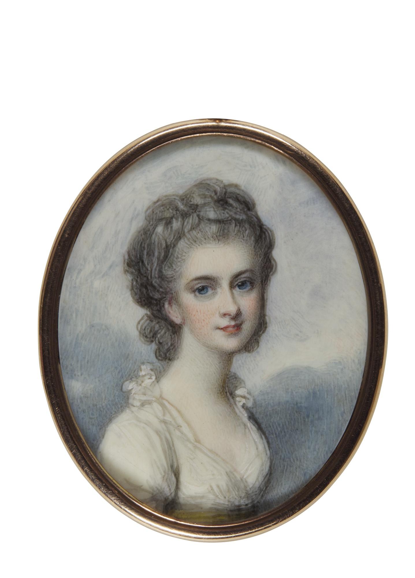 Richard Cosway, R.A. - Portrait Of A Lady, Circa 1785