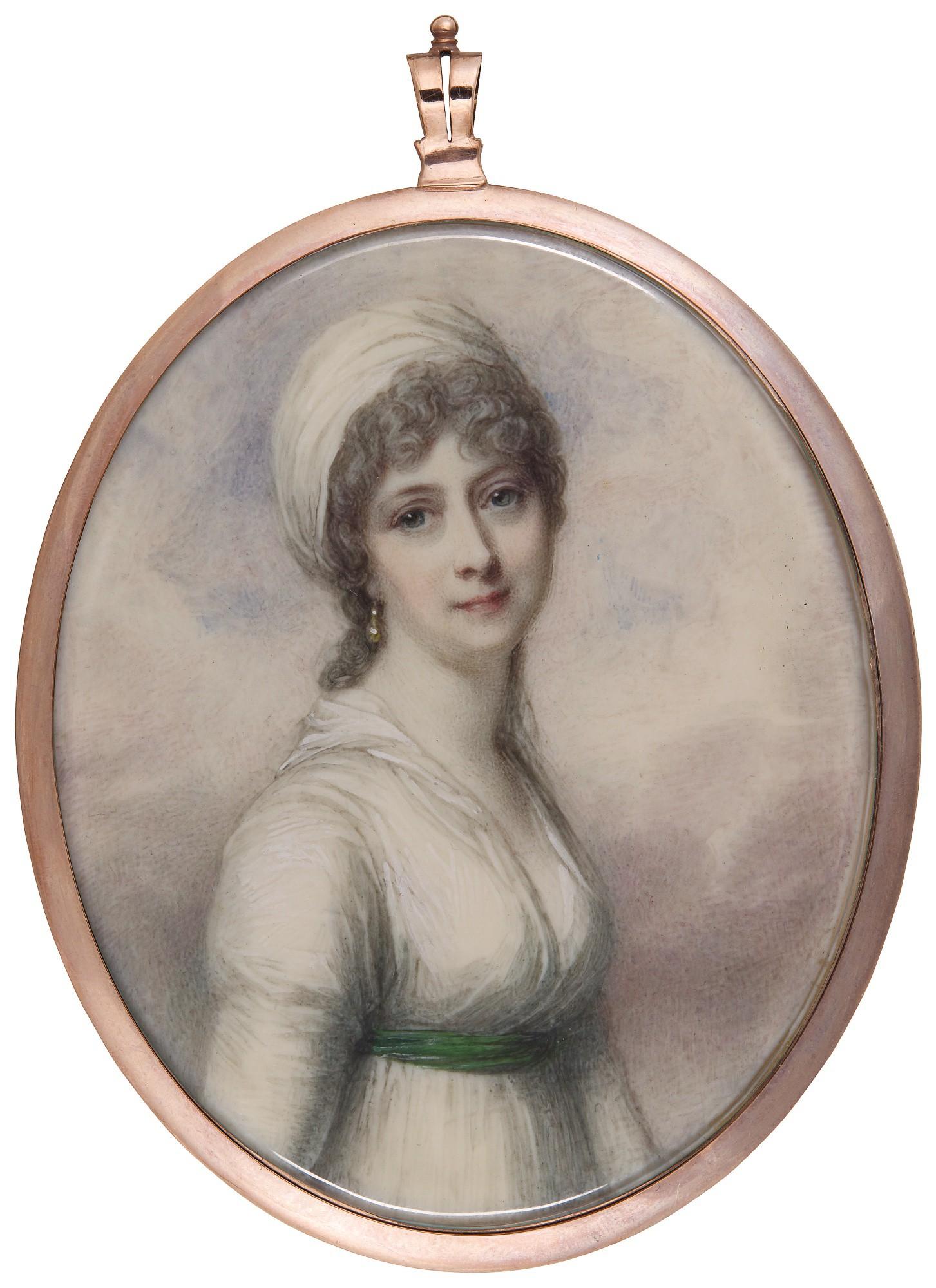 Richard Cosway, R.A. - Portrait Of A Lady