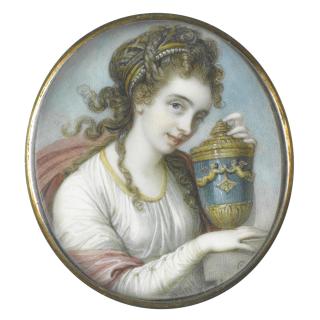 Richard Cosway R.A. - Portrait Of An Actress