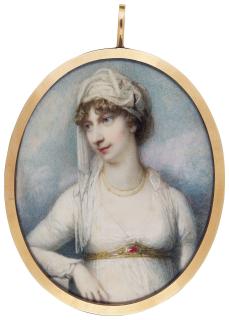 Richard Cosway, R.A. - Portrait Of Anna Maria Maltby, Later Mrs Elliot (B. 1771), Circa 1800