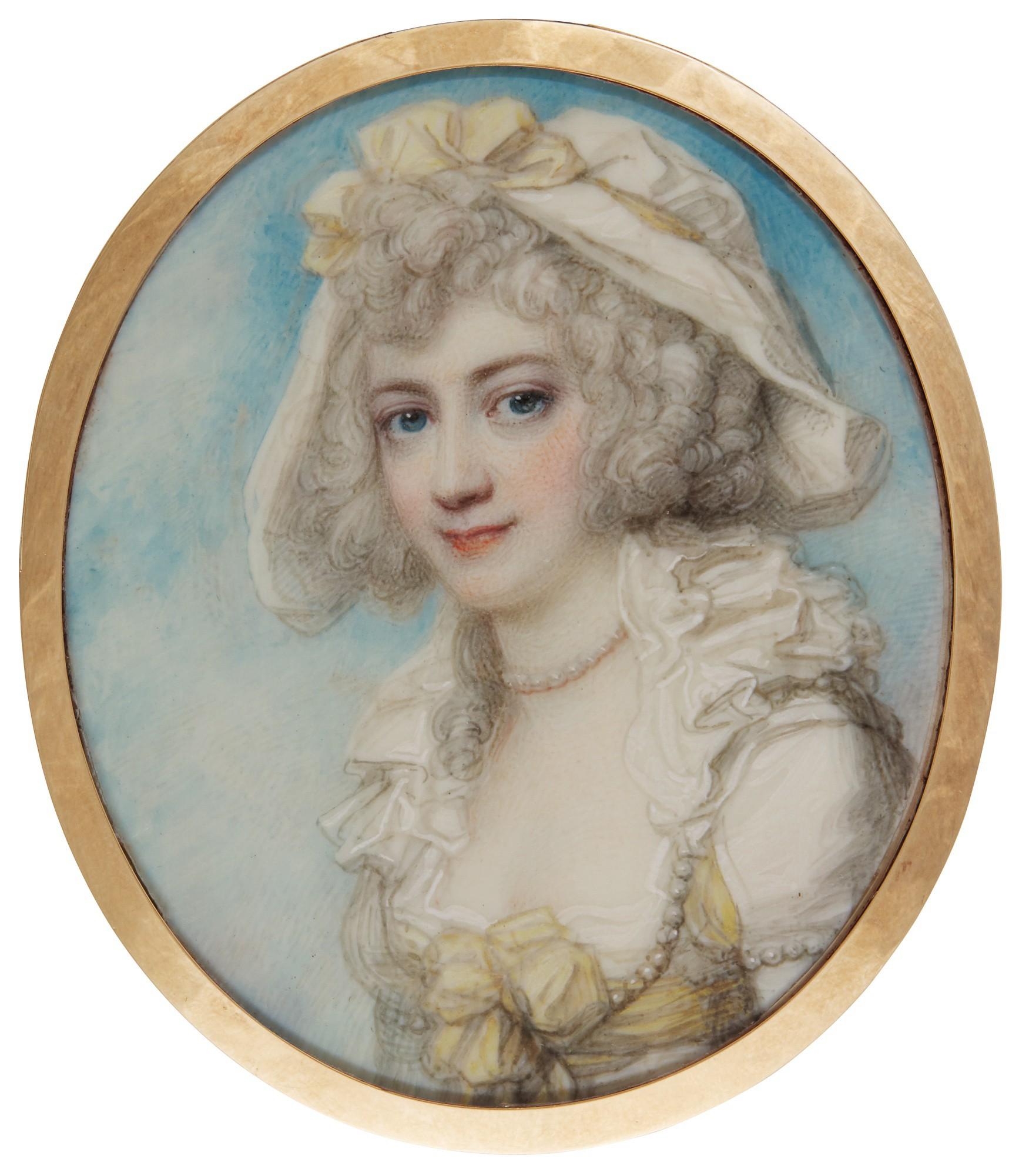 Richard Cosway, R.A. - Portrait Of Margaret Walpole, Née Clive (1768-1814), Circa 1790