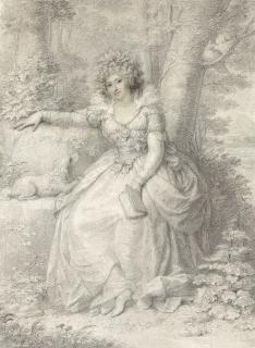 Richard Cosway, R.A. - Portrait of Maria Fitzherbert