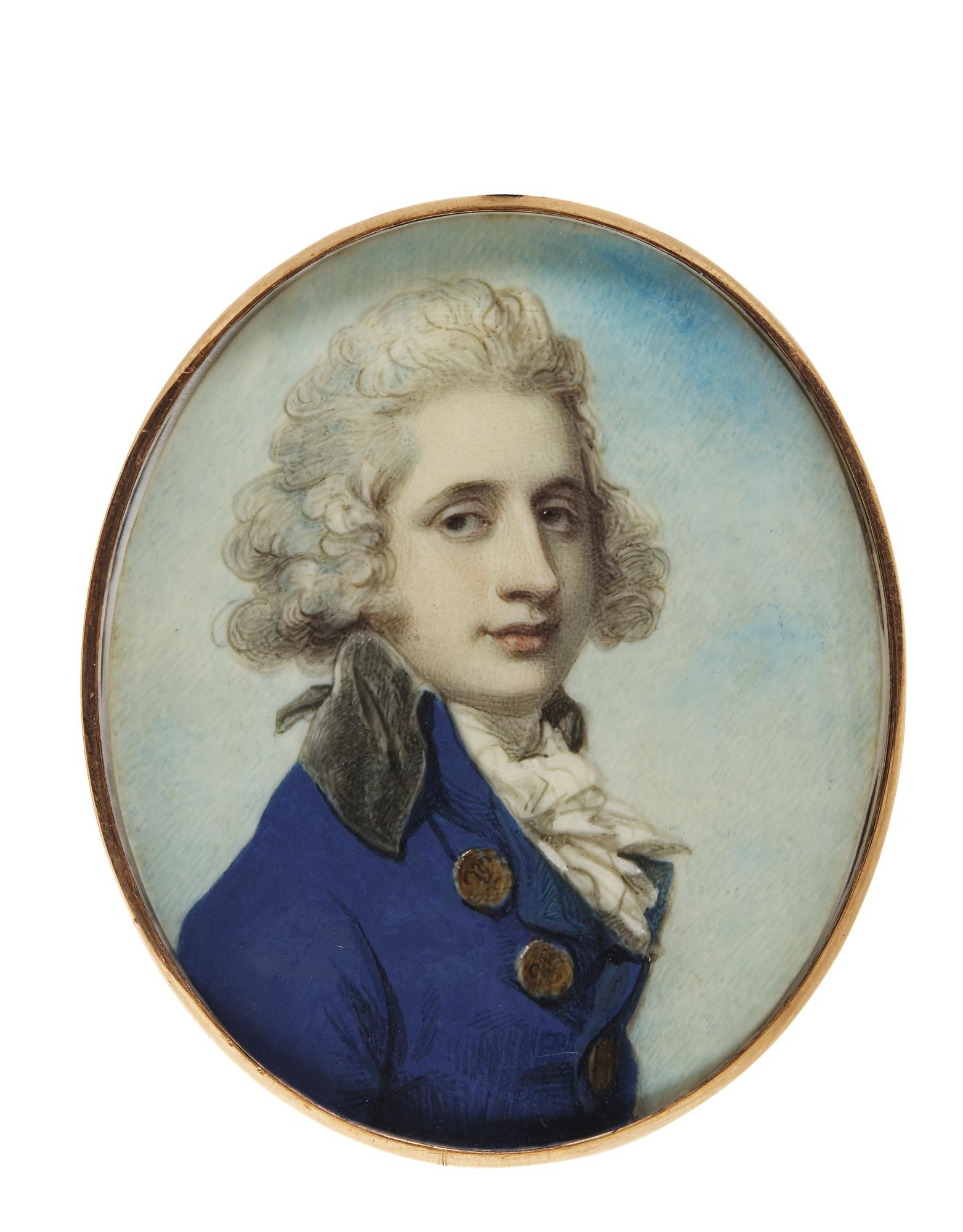 Richard Cosway, R.A. - Portrait Of William Henry Lambton (1764-1797)
