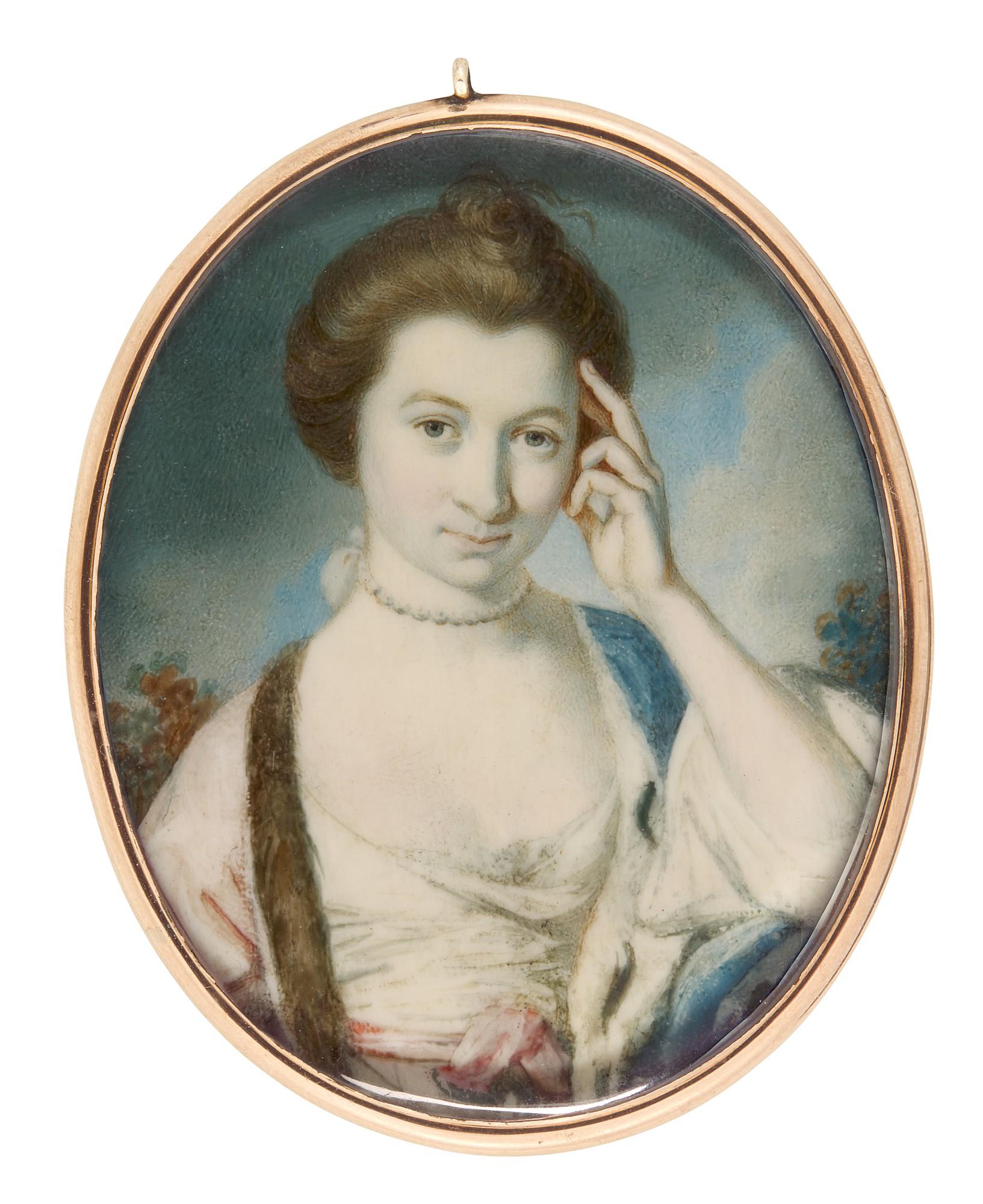 Richard Crosse - Portrait Of A Lady, Circa 1770