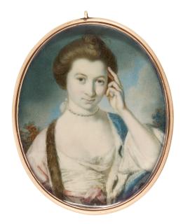 Richard Crosse - Portrait Of A Lady, Circa 1770