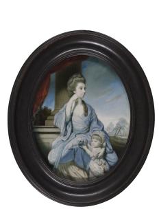 Richard Crosse - Portrait Of Maria, Duchess Of Gloucester And Edinburgh (1739-1807) With Her Son, William Frederick, Later 2Nd Duke Of Gloucester And Edinburgh (1776-1834), 1779