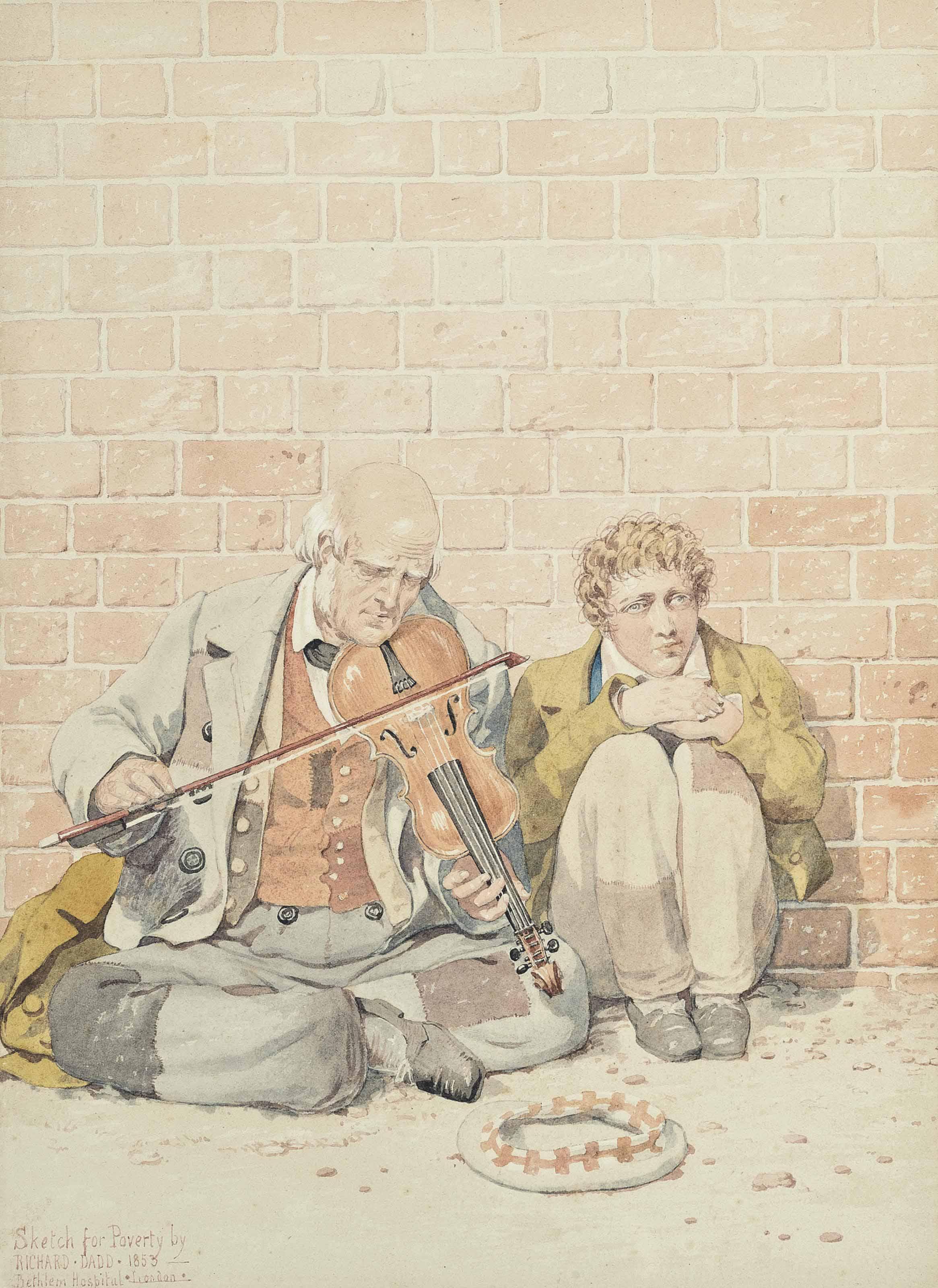 Richard Dadd - Sketch For \'Poverty\'