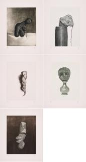 Richard Deacon - Serie von 5 Druckgrafiken.