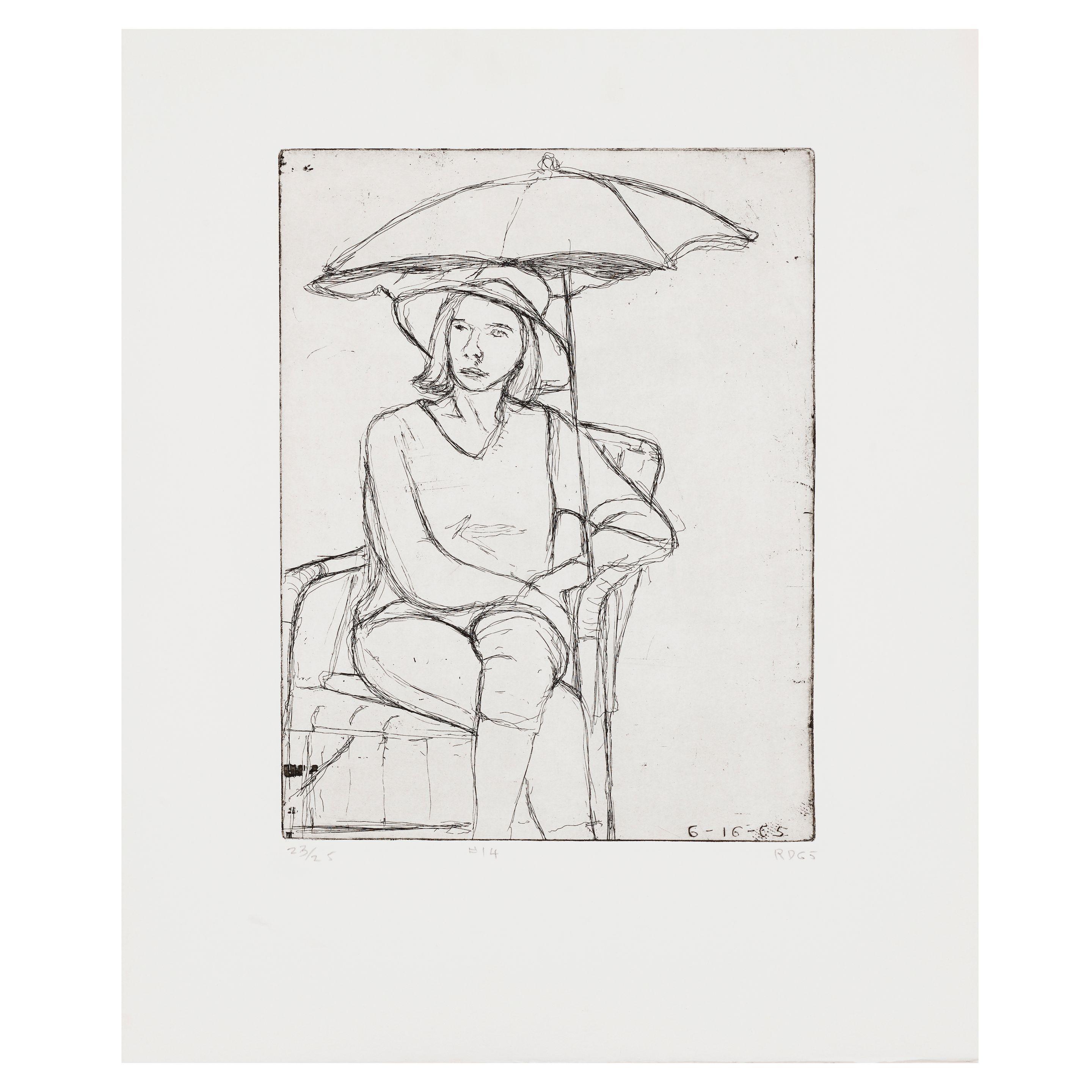 Richard Diebenkorn - #14 and #37, from 41 Etchings Drypoints 2
