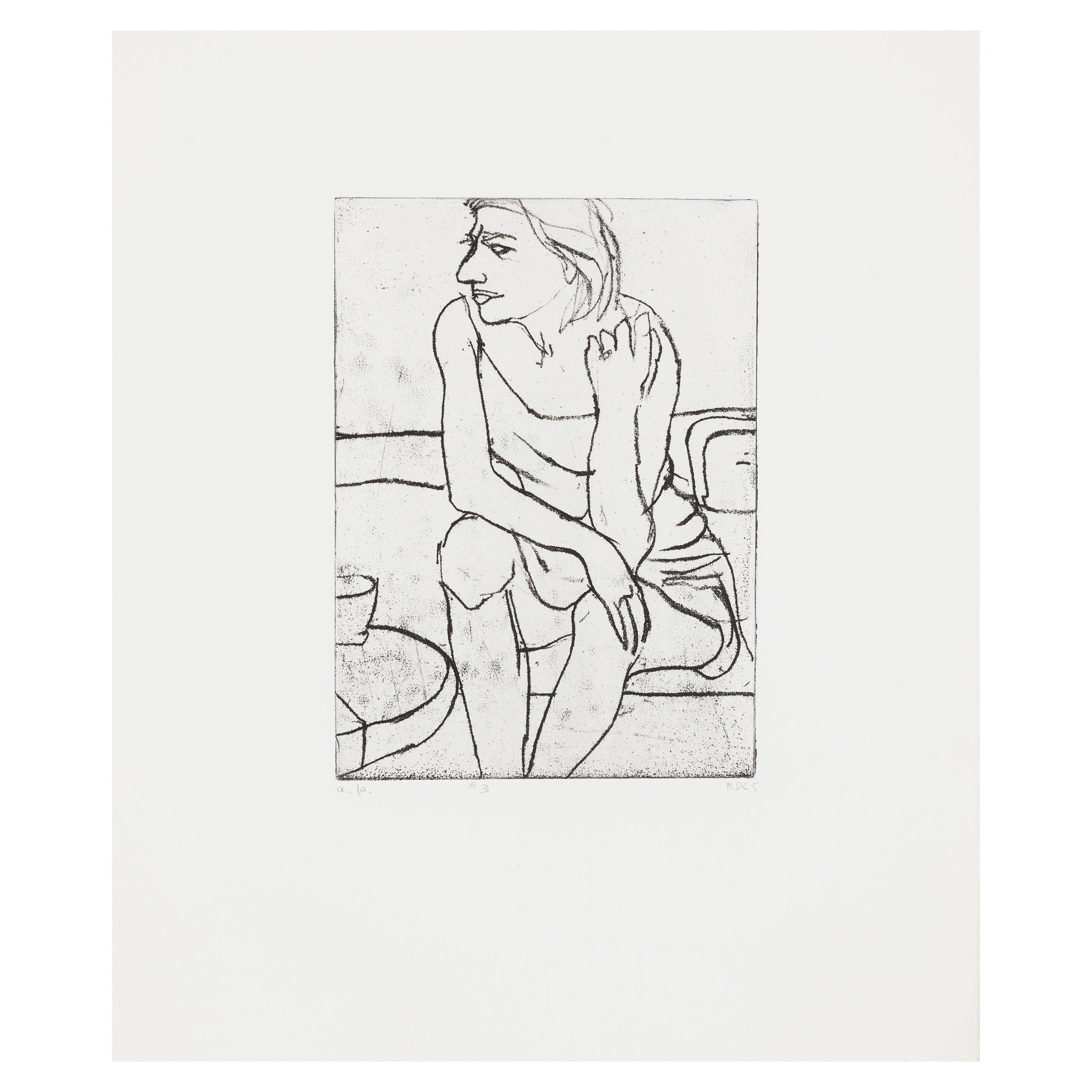 Richard Diebenkorn - #3 and #23, from 41 Etchings Drypoints 2