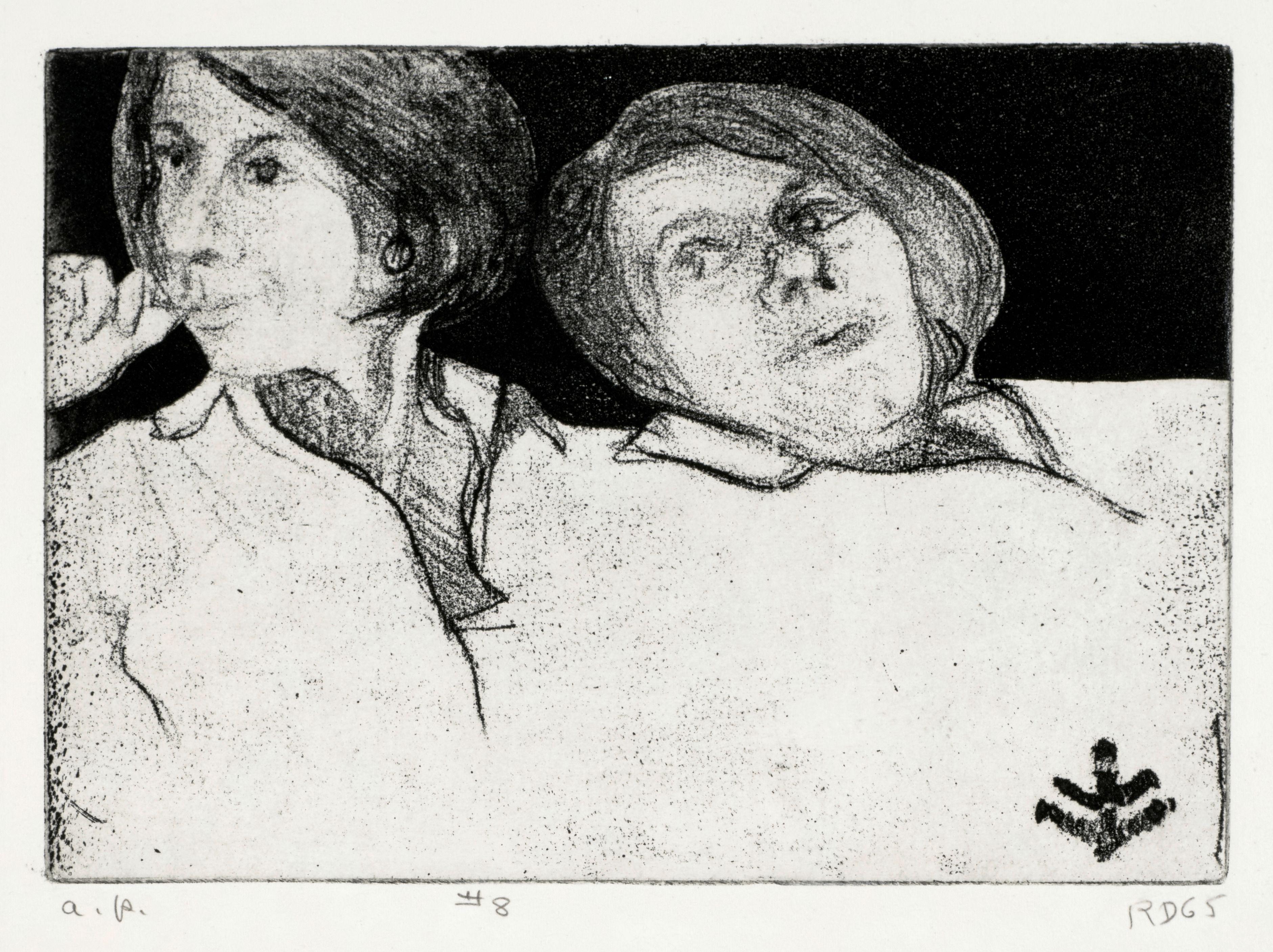 Richard Diebenkorn - #8, from 41 Etchings & Drypoints