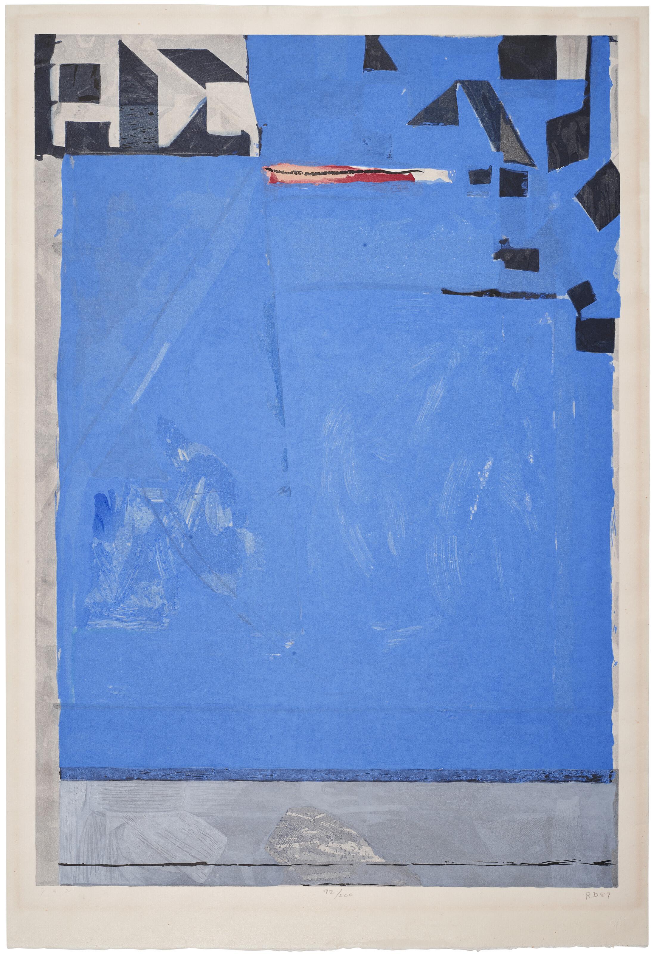 Richard Diebenkorn - Blue with Red