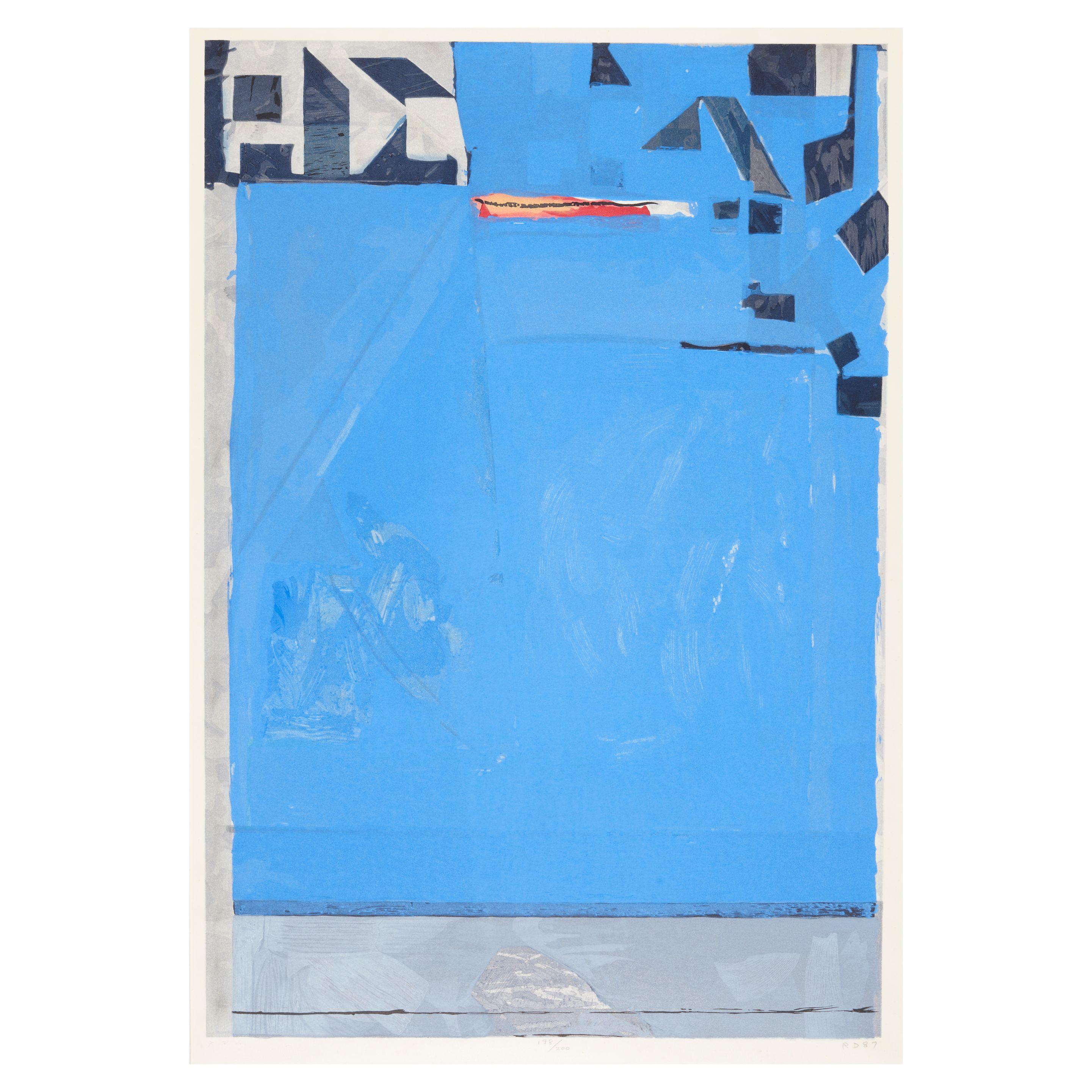 Richard Diebenkorn - Blue with Red