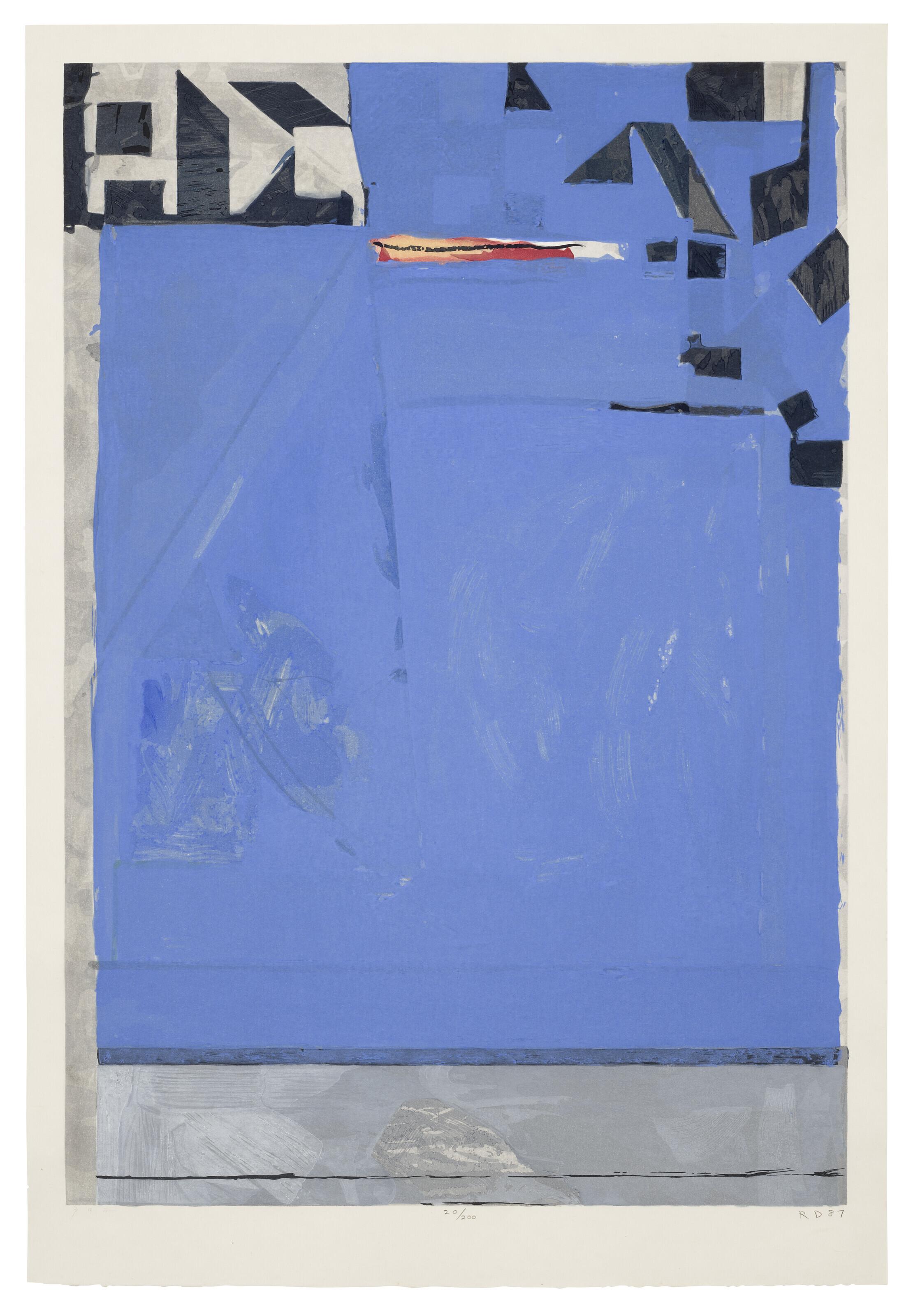 Richard Diebenkorn - Blue with Red