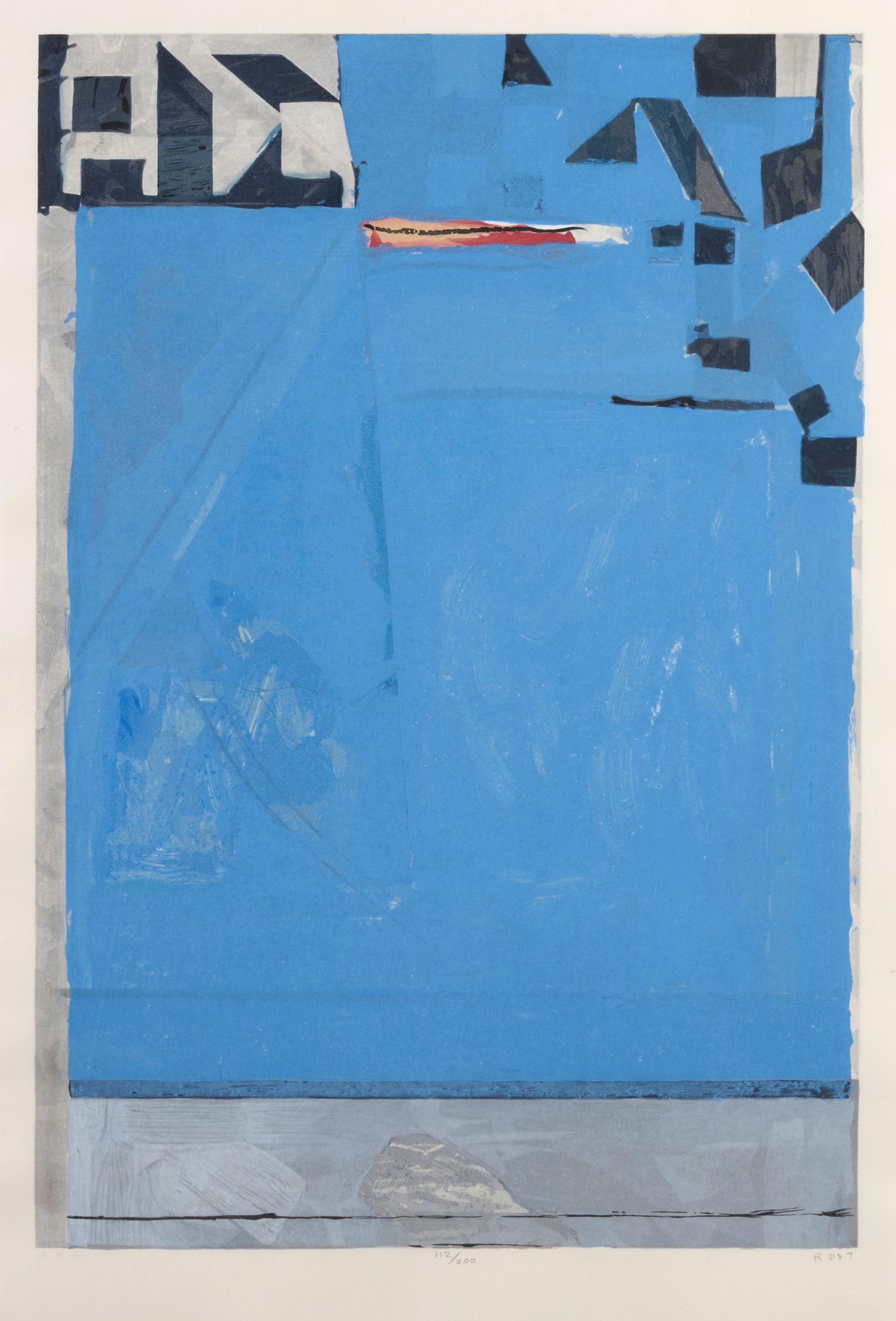 Richard Diebenkorn - Blue with Red
