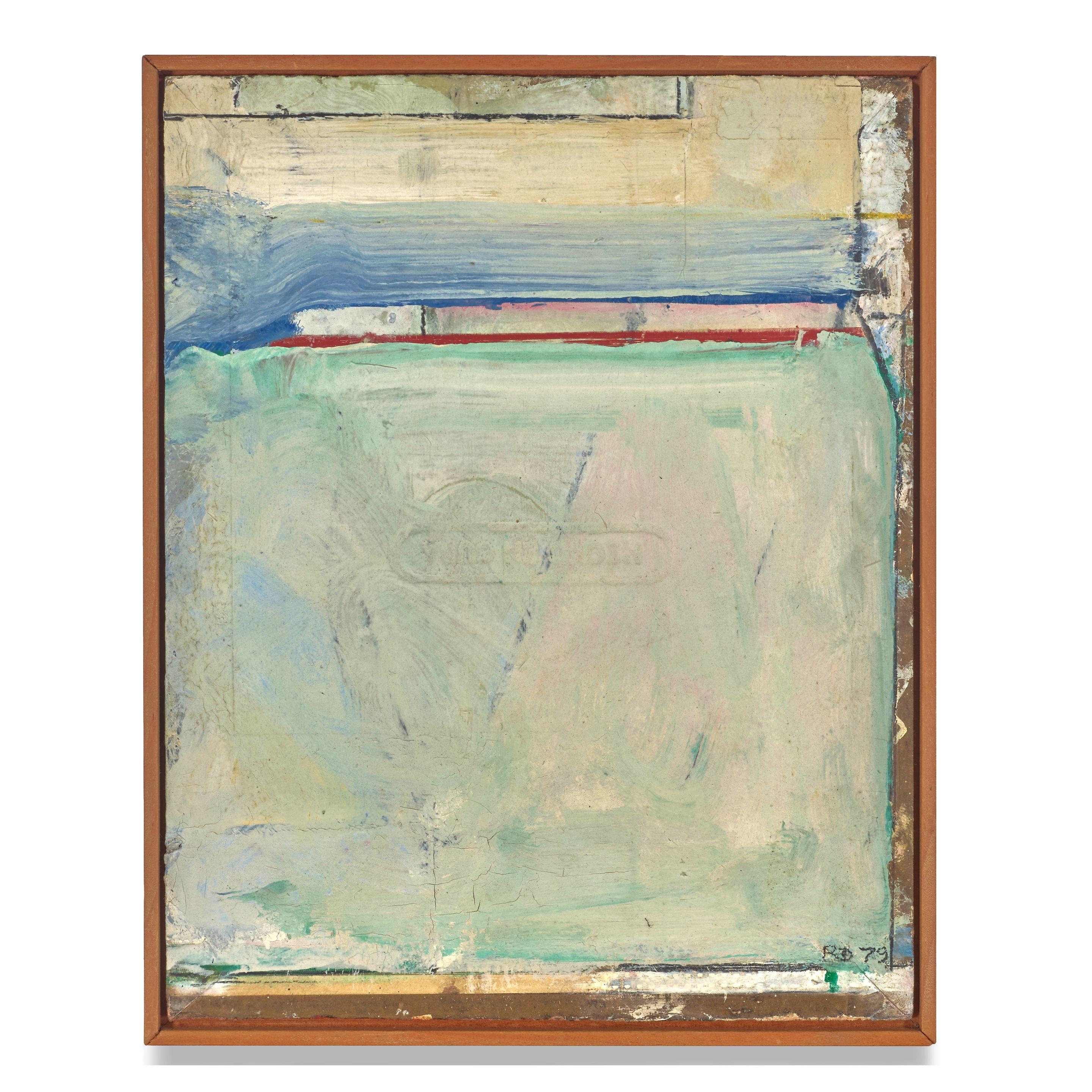 Richard Diebenkorn - Cigar Box Lid #13 (Ocean Park Series)