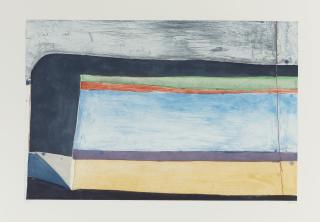 Richard Diebenkorn - Indigo Horizontal