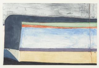 Richard Diebenkorn - Indigo Horizontal